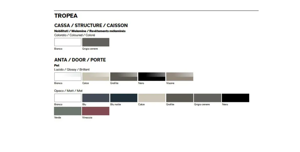 Cucina altri colori moderna lineare Tropea^Imab Hot