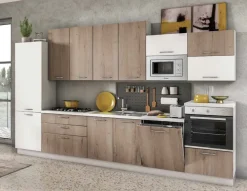 Best Cucina altri colori moderna lineare Cucina new ambra 360 c1 scontata Cucine Lineari|Cucine Moderne