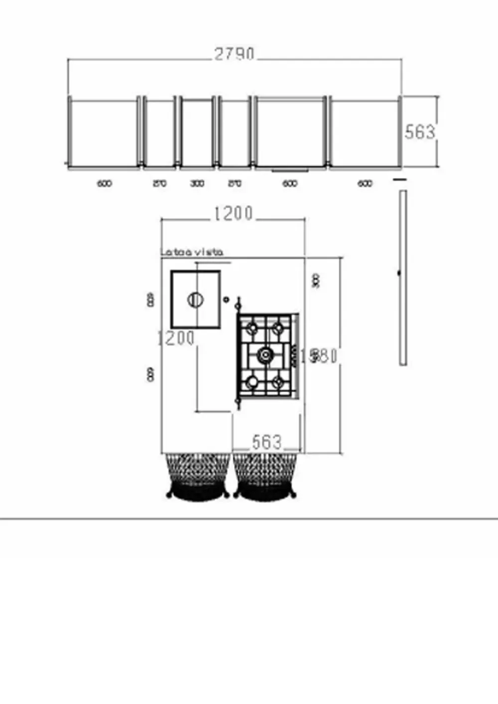 Cucina altri colori moderna ad isola Caprera bianca e nera group in Offerta Outlet^Imab Clearance