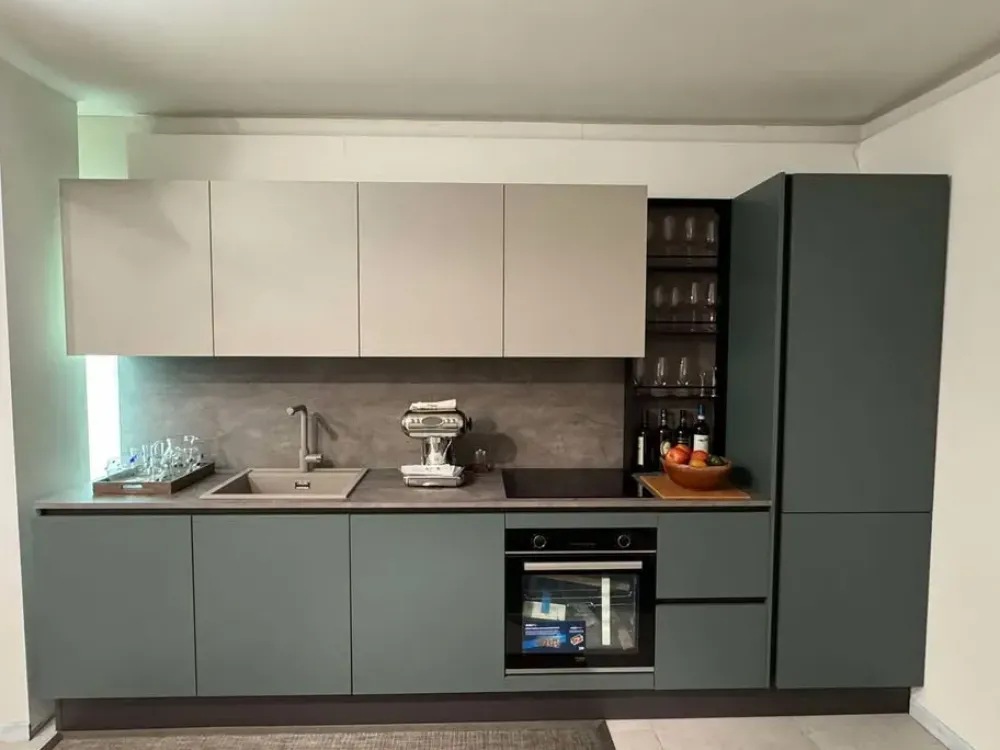 Essebi Cucina altri colori moderna lineare Azimut- Cucine Lineari|Cucine Moderne