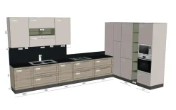 Arrex Cucina altri colori moderna ad angolo Twin  a soli 5960 Euro- Cucine Ad Angolo|Cucine Moderne