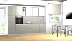 Cucina altri colori moderna lineare Smart kmaniglia a soli 4990 Euro^Gicinque New