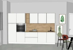 Cucina altri colori moderna lineare Smart kmaniglia a soli 4990 Euro^Gicinque New