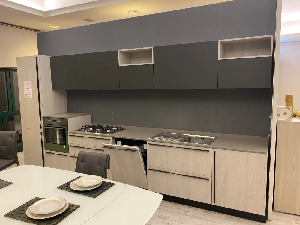 Cucina altri colori moderna lineare Ice^Febal Discount