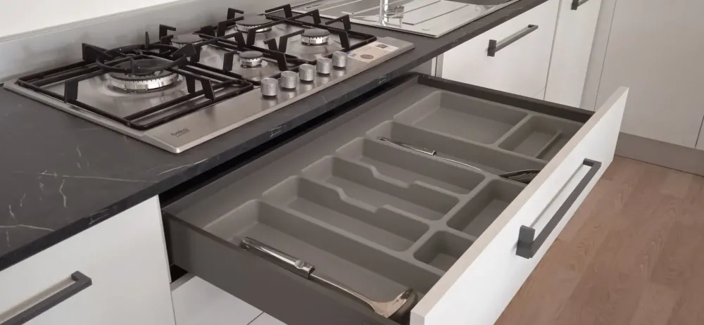 Artec Cucina altri colori moderna ad angolo Quadra- Cucine Ad Angolo|Cucine Moderne