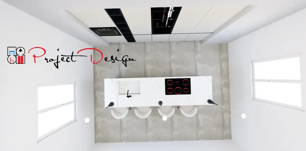 Cucina altri colori moderna con isola Kali a soli 8400 Euro^Arredo3