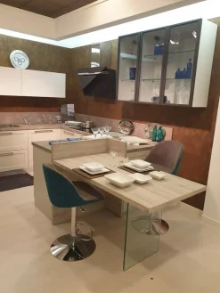 Cucina altri colori moderna ad angolo Dallas scontata^Arrex Best