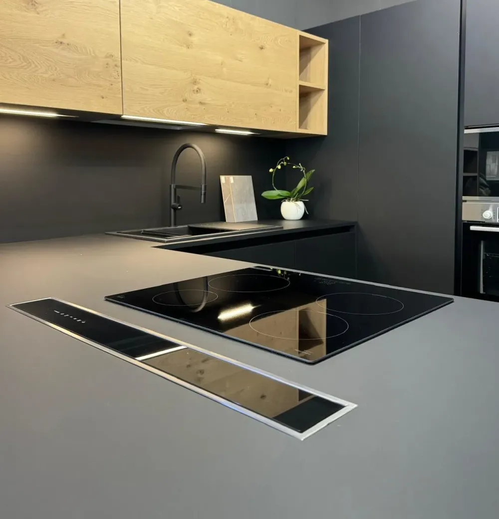Discount Cucina altri colori moderna con penisola cucine modello lab in offerta Cucine Con Penisola|Cucine Moderne