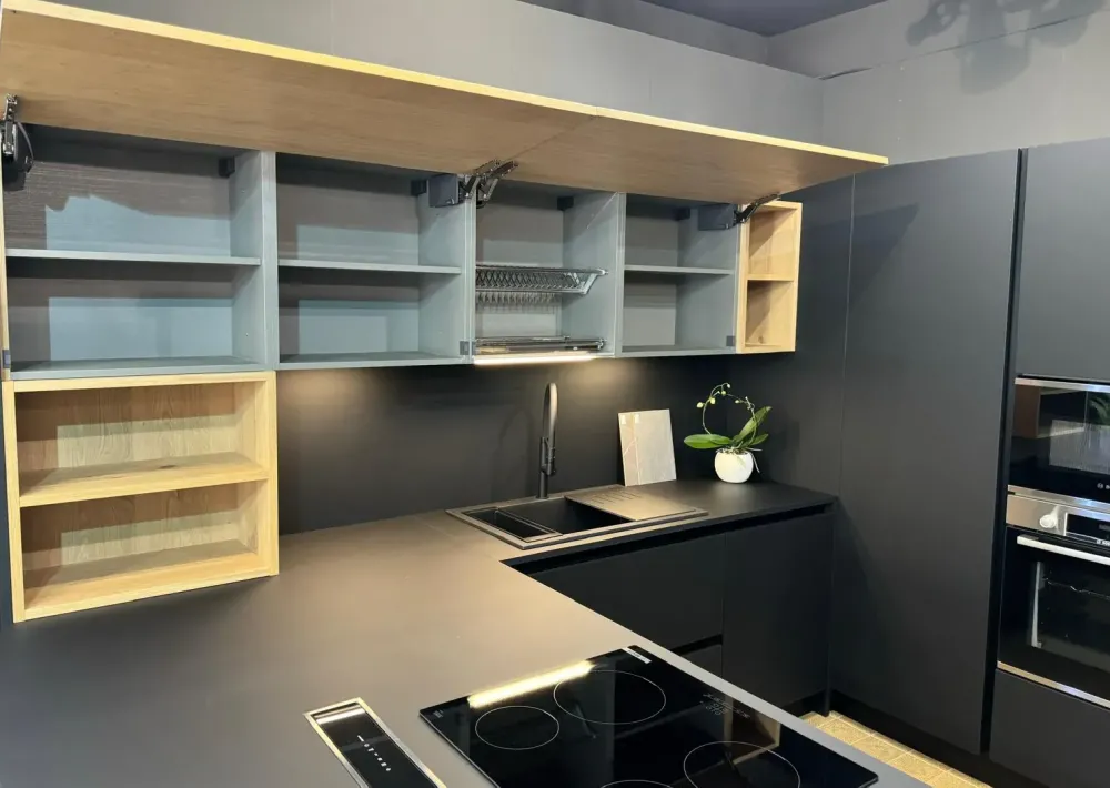 Discount Cucina altri colori moderna con penisola cucine modello lab in offerta Cucine Con Penisola|Cucine Moderne