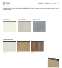 Cucina altri colori moderna lineare Era  a soli 3730 Euro^Net Cucine