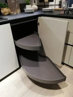 Cucina altri colori moderna con penisola Immagina wood a soli 12950 Euro^Lube Cucine Sale