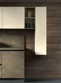 Cucina altri colori moderna lineare Stella ossido in Offerta Outlet Cucine Lineari|Cucine Moderne