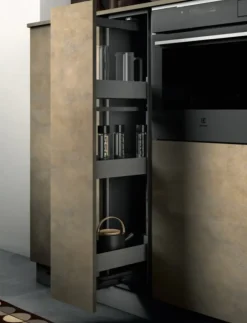 Cucina altri colori moderna lineare Stella ossido in Offerta Outlet Cucine Lineari|Cucine Moderne