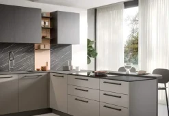 Online Cucina altri colori moderna lineare Domino scontata Cucine Lineari|Cucine Moderne