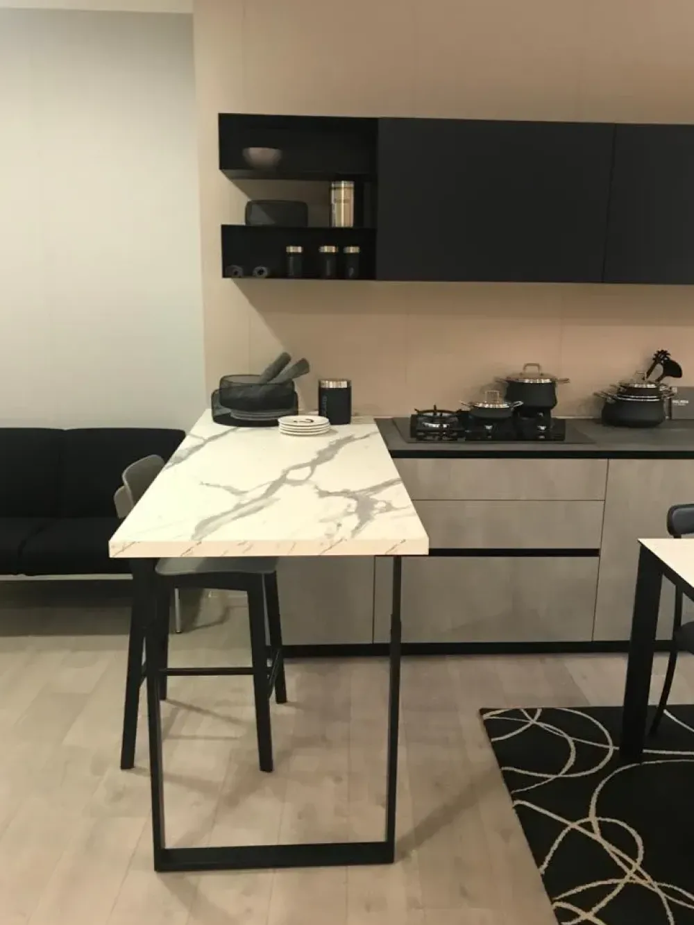 Scavolini Cucina altri colori moderna con penisola Delinea scontata- Cucine Con Penisola|Cucine Moderne