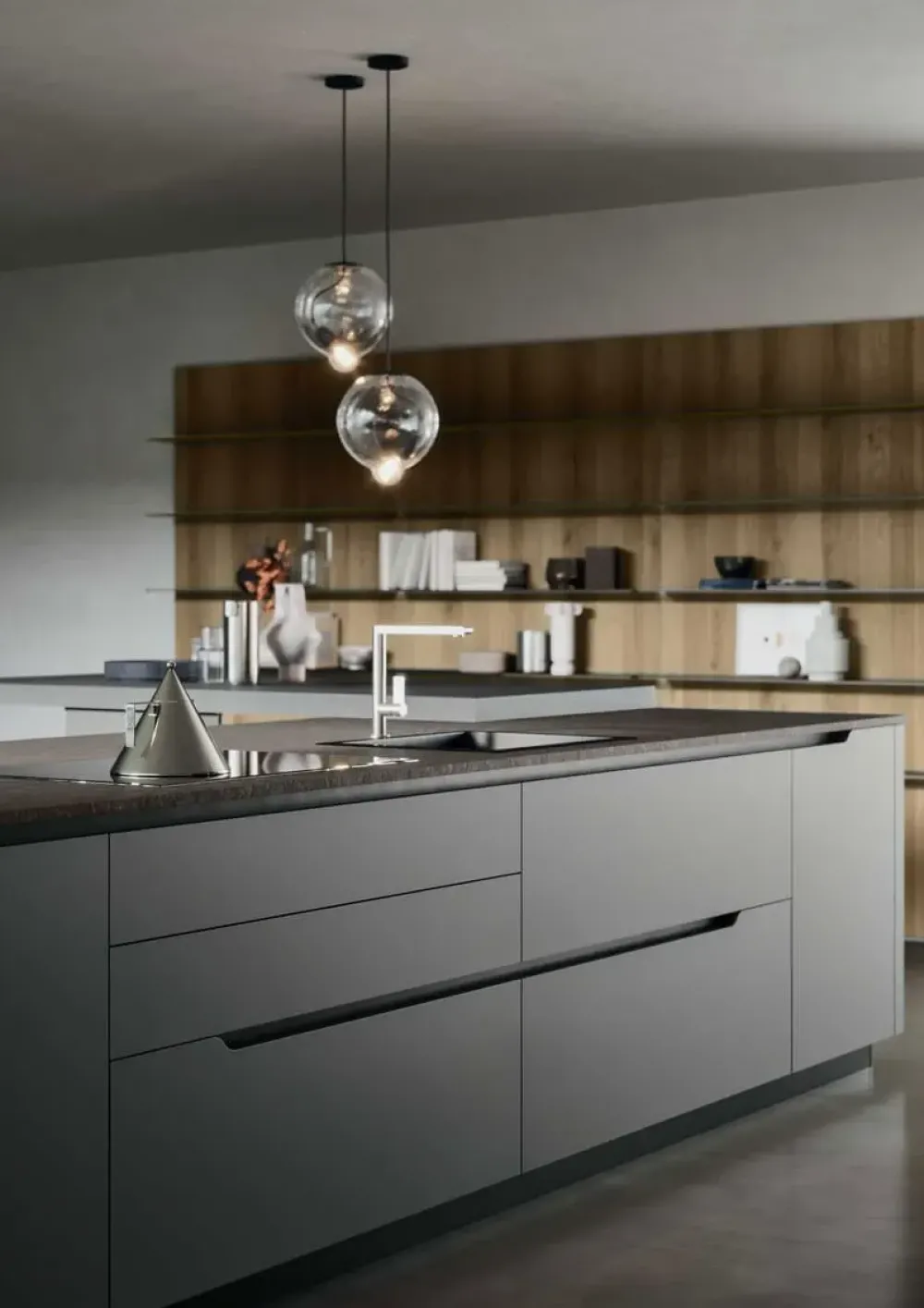 Cucina altri colori moderna con isola Emporio^Dibiesse Best