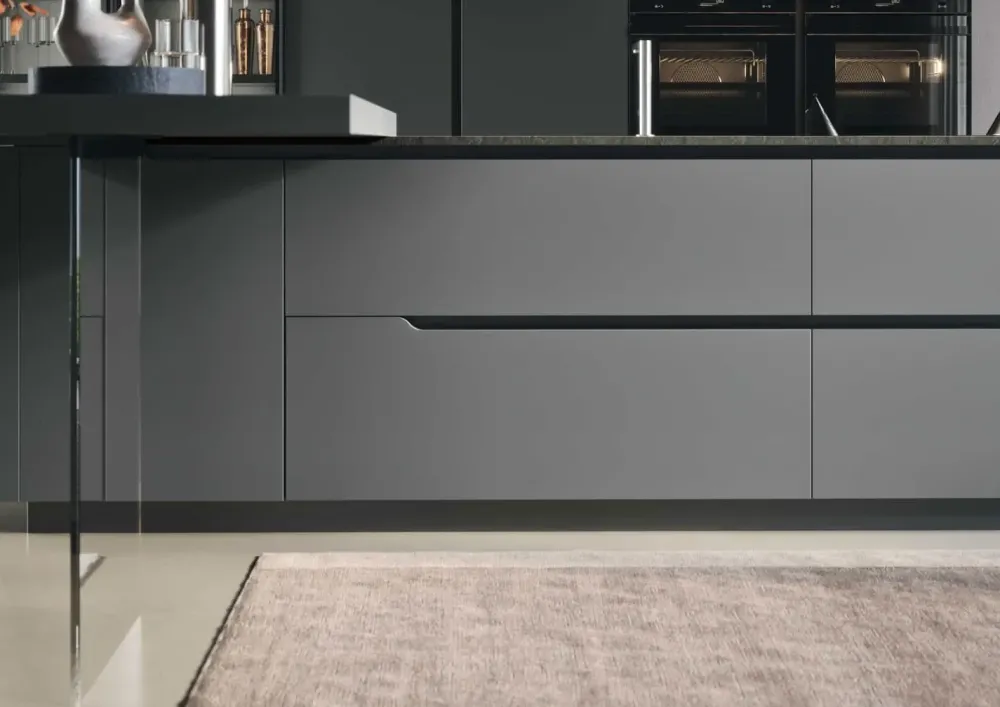 Cucina altri colori moderna con isola Emporio^Dibiesse Best