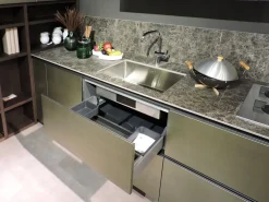 Hot Cucina altri colori moderna ad angolo Logica 2.2 l90 in offerta Cucine Ad Angolo|Cucine Moderne