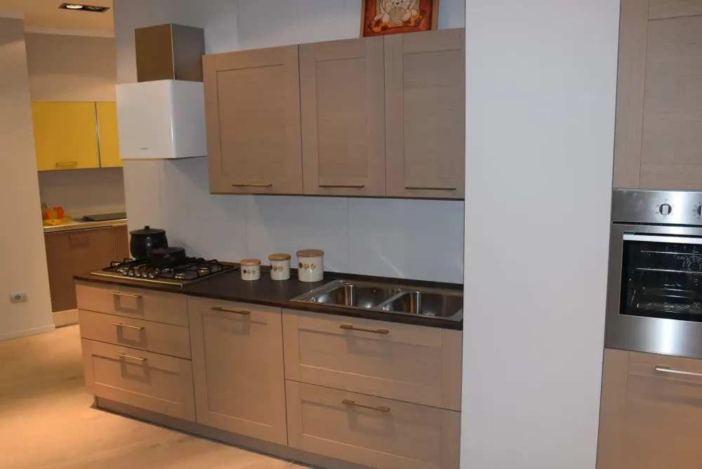 Scavolini Cucina altri colori moderna lineare Open in Offerta Outlet- Cucine Lineari|Cucine Moderne