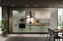 Cucina altri colori moderna lineare Capri in offerta^Imab Outlet