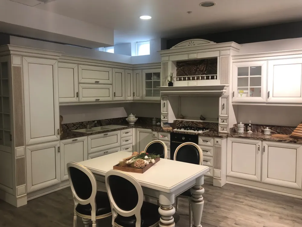 New Cucina Anna classica bianca ad angolo Cucine Ad Angolo