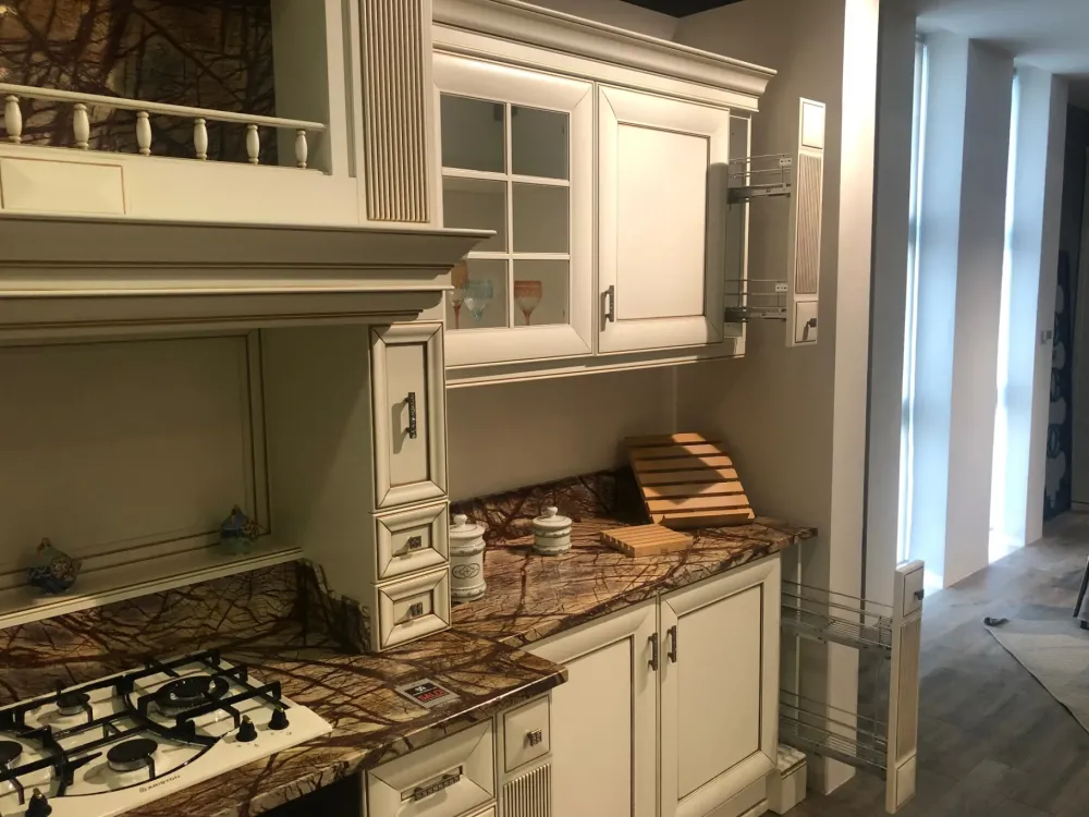 New Cucina Anna classica bianca ad angolo Cucine Ad Angolo