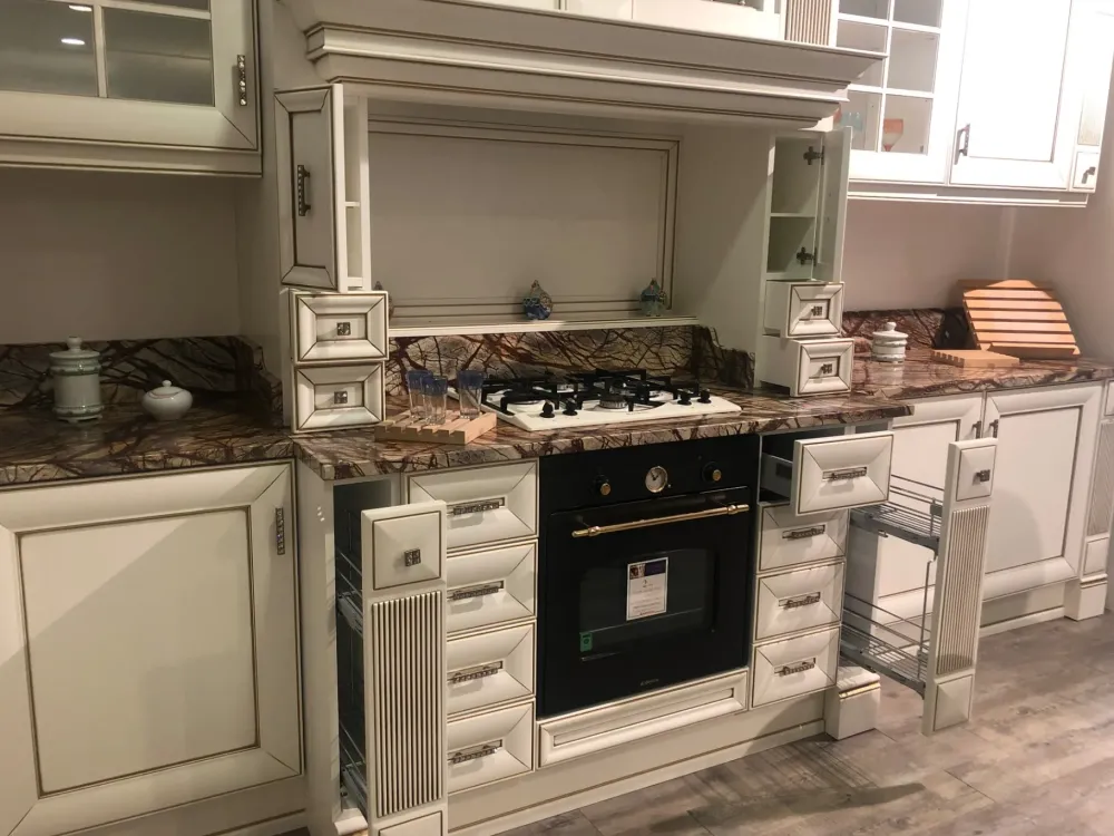 New Cucina Anna classica bianca ad angolo Cucine Ad Angolo