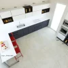 Sale Cucina antracite design con penisola Line in Offerta Outlet Cucine Con Penisola|Cucine Design