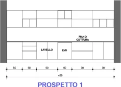Sale Cucina antracite design con penisola Line in Offerta Outlet Cucine Con Penisola|Cucine Design