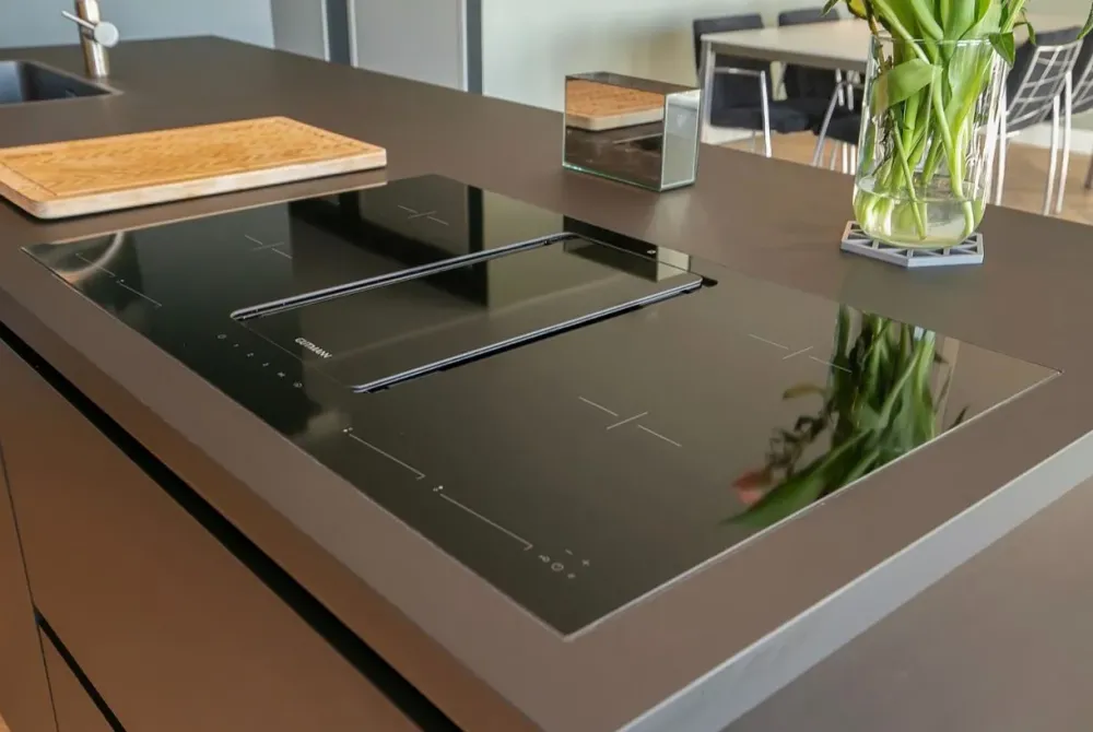 Discount Cucina antracite design con isola Ingrosso cucine moderne icm82 in Offerta Outlet Cucine Ad Isola|Cucine Design