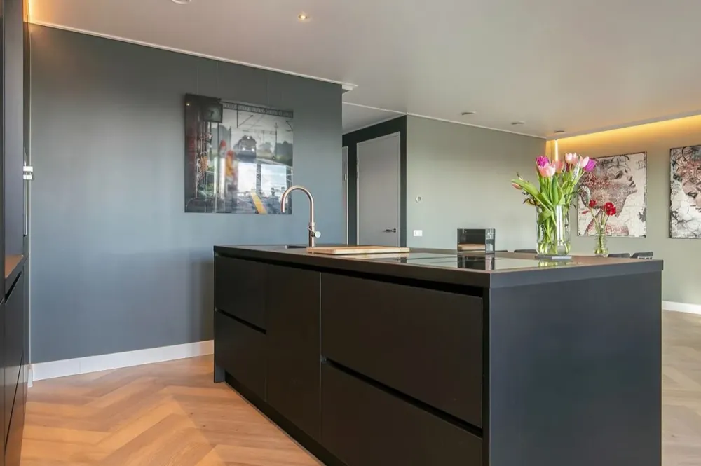 Discount Cucina antracite design con isola Ingrosso cucine moderne icm82 in Offerta Outlet Cucine Ad Isola|Cucine Design