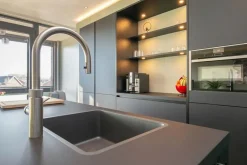 Discount Cucina antracite design con isola Ingrosso cucine moderne icm82 in Offerta Outlet Cucine Ad Isola|Cucine Design
