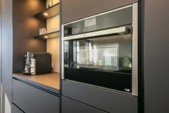 Discount Cucina antracite design con isola Ingrosso cucine moderne icm82 in Offerta Outlet Cucine Ad Isola|Cucine Design