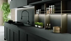 Clearance Cucina antracite design Penta / lungomare compo 11 scontata Cucine Lineari|Cucine Design