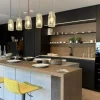 Online Cucina antracite moderna con isola Aliant a soli 21800 Euro Cucine Ad Isola|Cucine Moderne