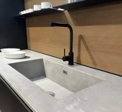 Online Cucina antracite moderna con isola Aliant a soli 21800 Euro Cucine Ad Isola|Cucine Moderne