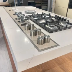 Clearance Cucina arancione design con isola Oyster pro laccata opaco     a soli 13700€ Cucine Ad Isola|Cucine Design