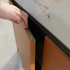 Clearance Cucina arancione design con isola Oyster pro laccata opaco     a soli 13700€ Cucine Ad Isola|Cucine Design