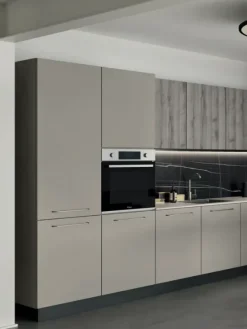 Cucina moderna ad angolo altri colori in laminato materico Easy 6^Ar-Due New