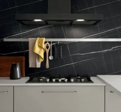 Cucina moderna ad angolo altri colori in laminato materico Easy 6^Ar-Due New