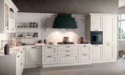 Hot Cucina classica ad angolo bianca in legno Asolo 3 Cucine Ad Angolo