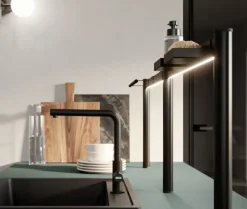 Outlet Cucina design con isola altri colori in laminato opaco Cloe Cucine Ad Isola|Cucine Design