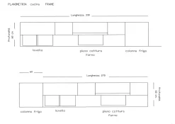 Arredo3 Cucina Frame OFFERTA OUTLET sconto 50%- Cucine Lineari