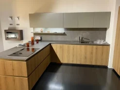 Arredo3 Cucina moderna con penisola altri colori in laminato materico Kali- Cucine Con Penisola|Cucine Moderne