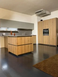 Arredo3 Cucina moderna con penisola altri colori in laminato materico Kali- Cucine Con Penisola|Cucine Moderne