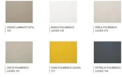 Outlet Cucina moderna con penisola bianca in laccata opaco Round Cucine Con Penisola|Cucine Moderne