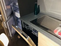 Clearance CUCINA lineare Rovere antracite SCONTATA 44% Cucine Lineari|Cucine Moderne