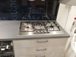 Outlet Cucina moderna lineare altri colori in melaminico Cucina kira cm 360 h 216 Cucine Lineari|Cucine Moderne