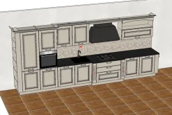 Cucina Asolo 4 classica magnolia lineare scontata 40%^Arredo3 Online