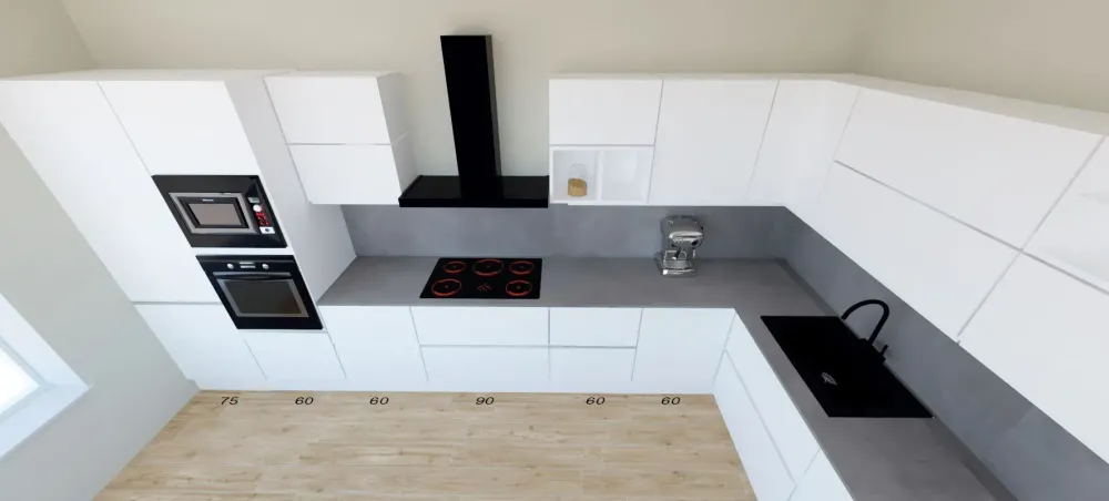 Sale CUCINA con penisola Line SCONTATA Cucine Con Penisola|Cucine Moderne